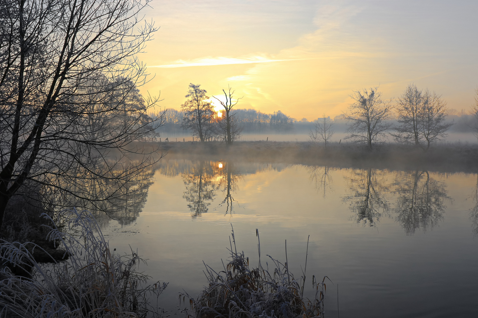 Sonnenaufgang am Neujahrstag