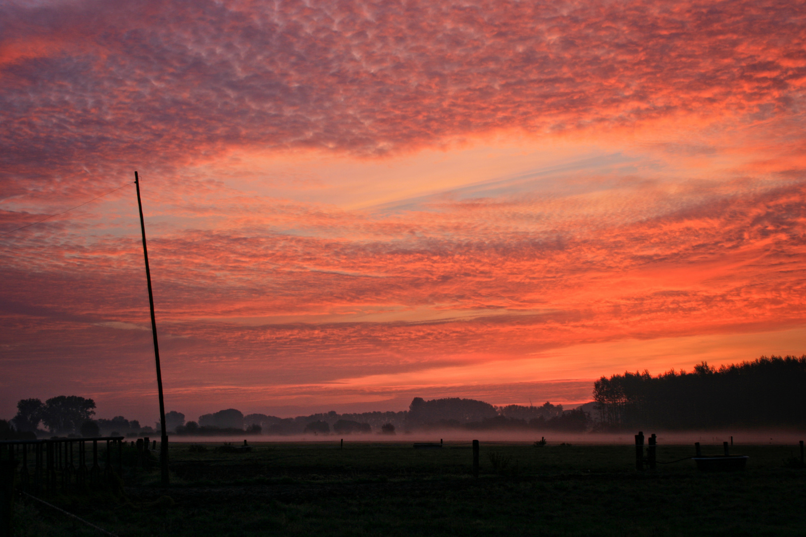 Sonnenaufgang am Niederrhein