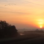 Sonnenaufgang am Niederrhein 