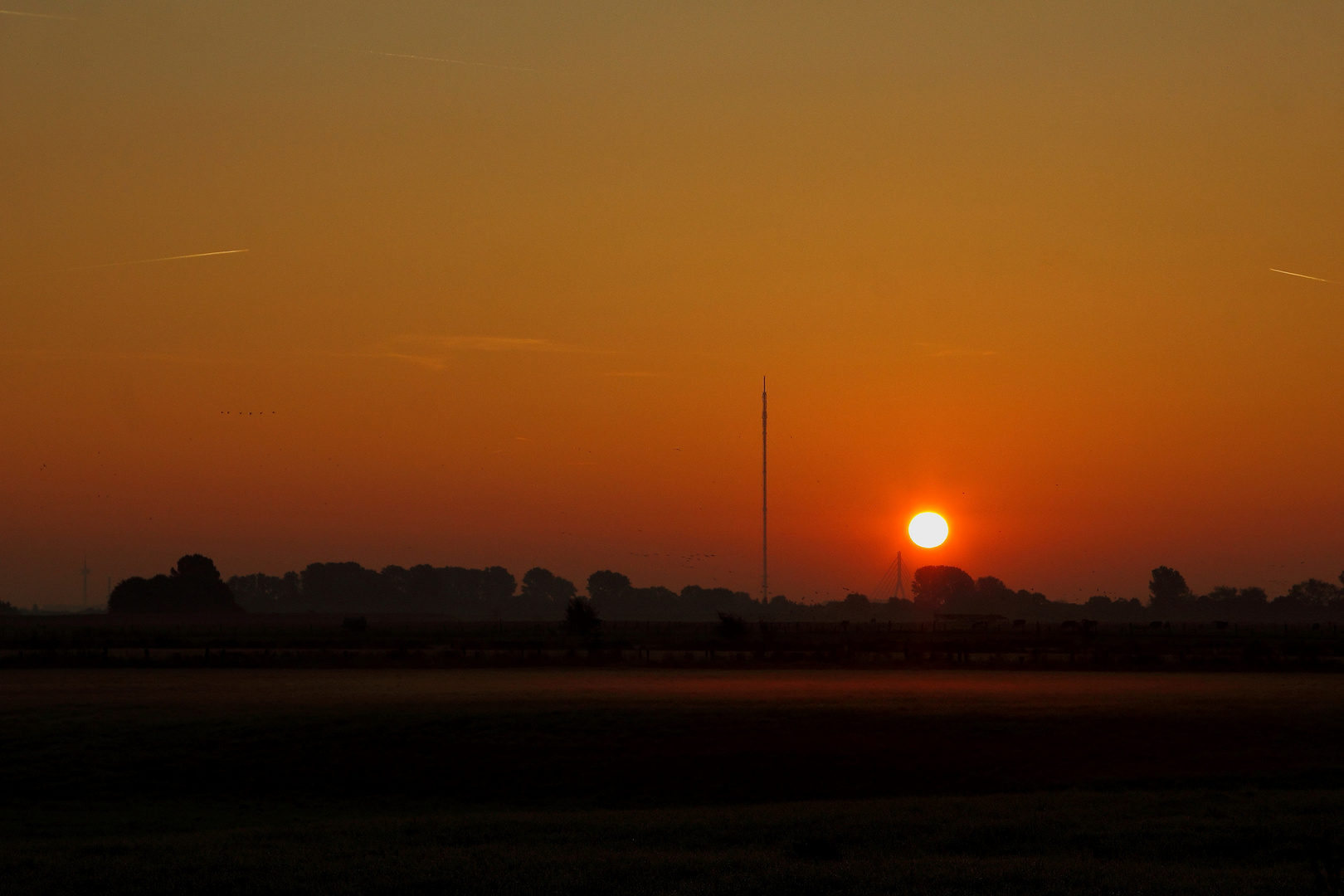 Sonnenaufgang am Niederrhein