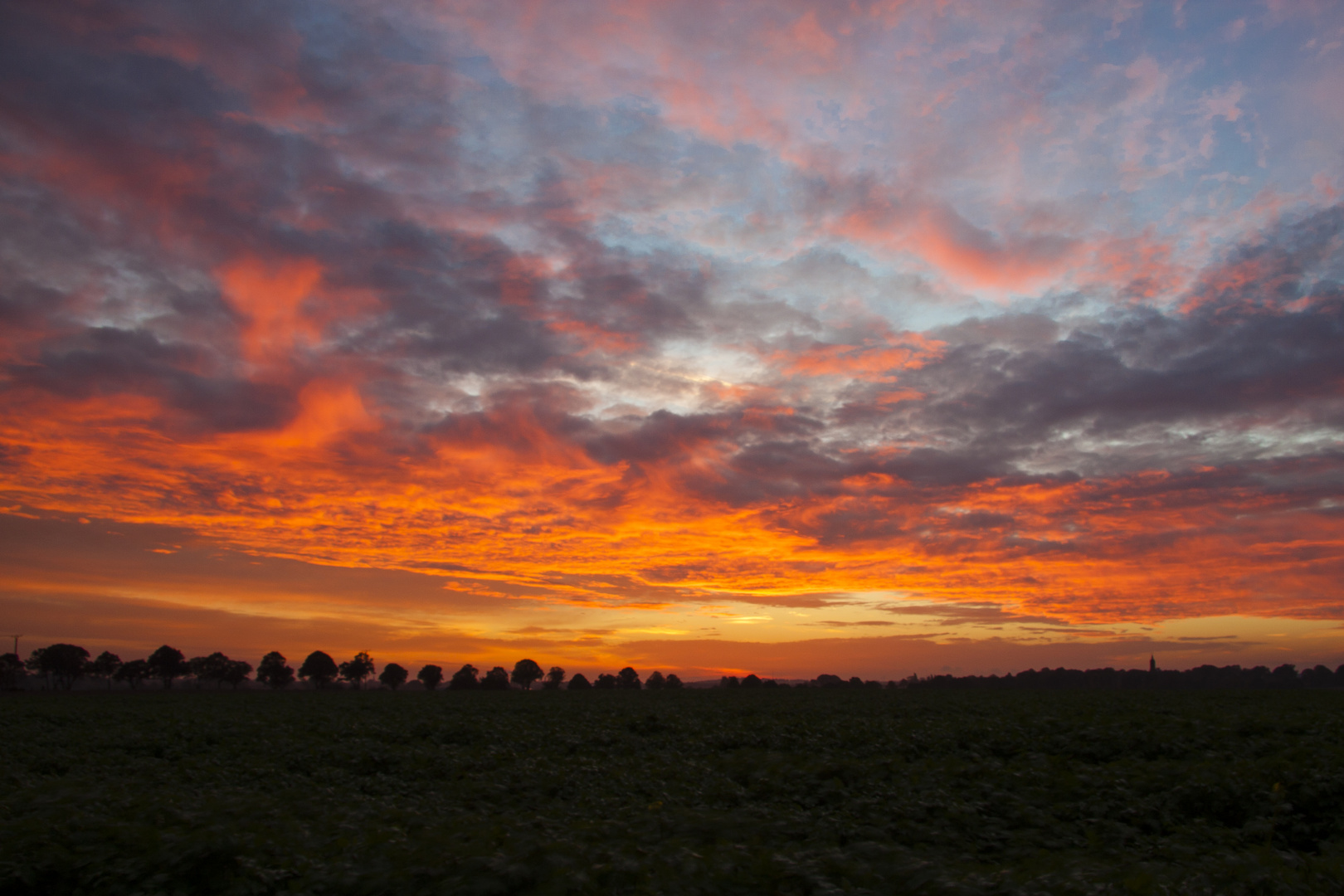 Sonnenaufgang am Niederrhein