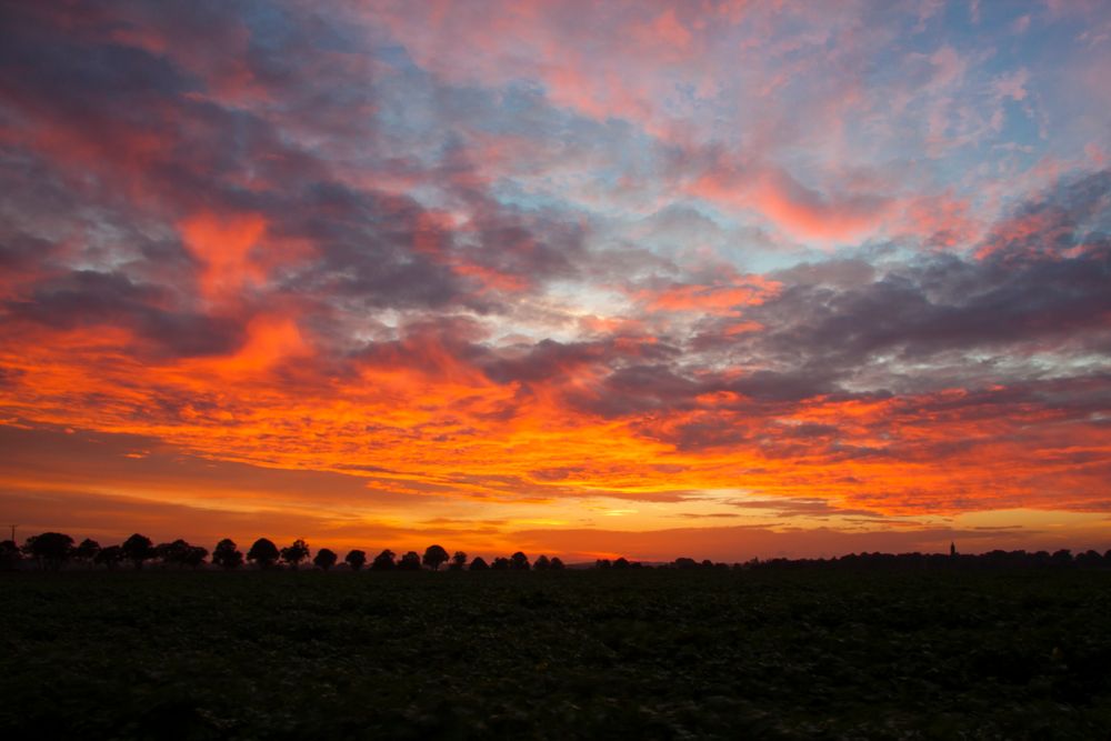 Sonnenaufgang am Niederrhein