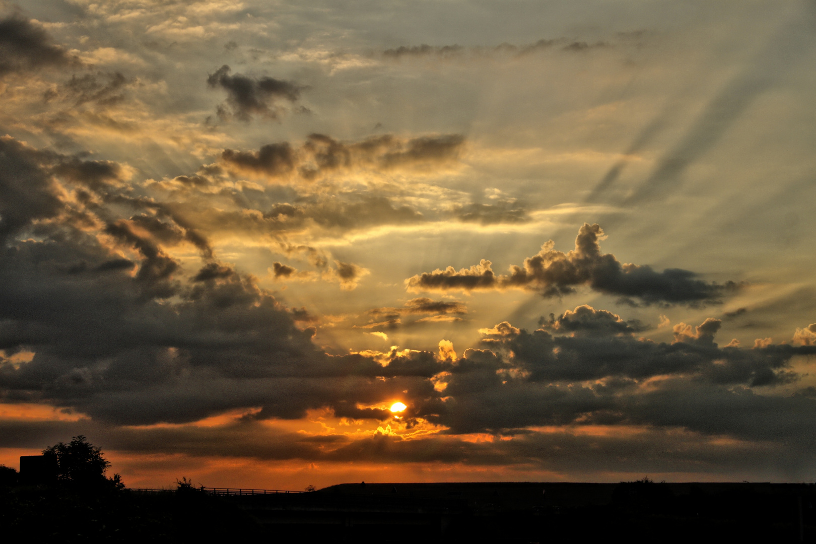 Sonnenaufgang am Niederrhein