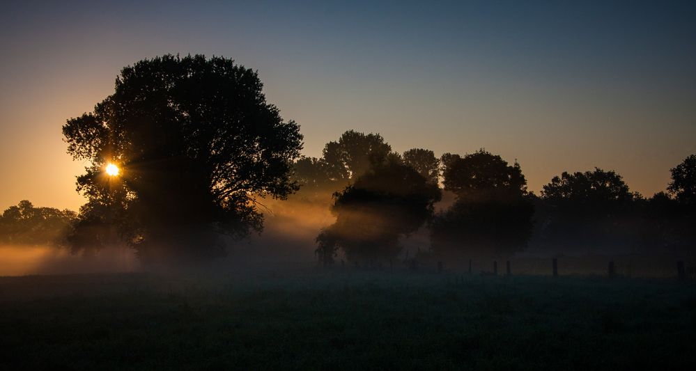 Sonnenaufgang am Niederrhein