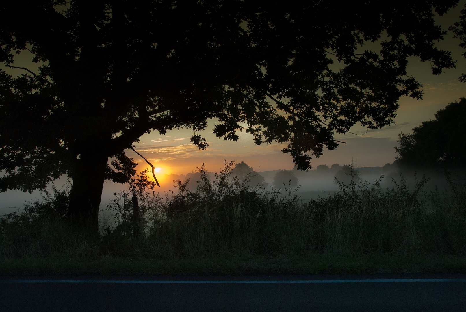 Sonnenaufgang am Niederrhein