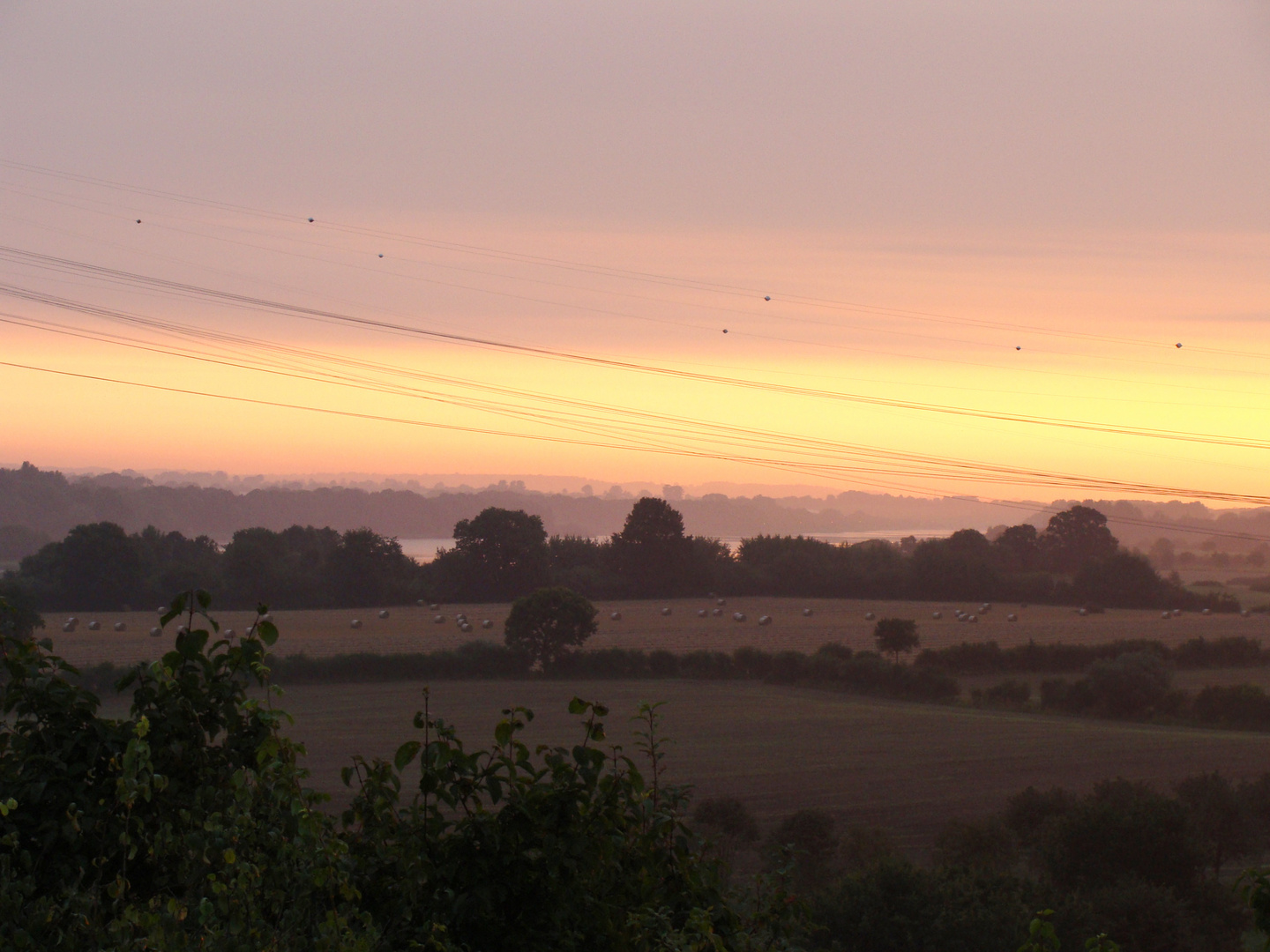 Sonnenaufgang am Nord-Ostsee-Kanal