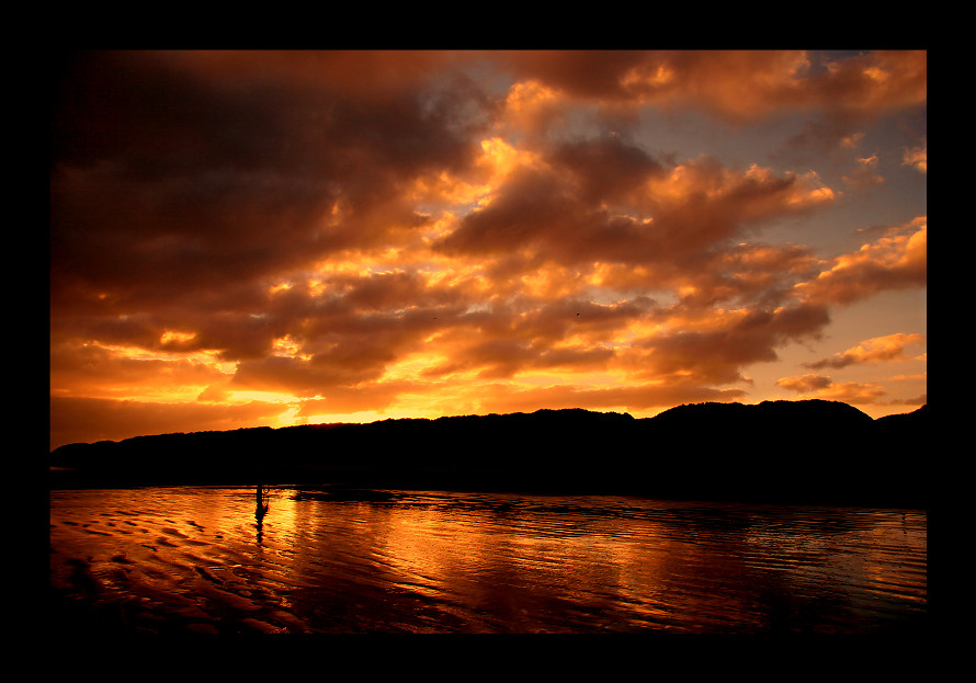 Sonnenaufgang am Nordstrand