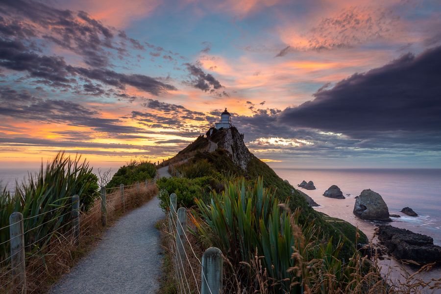 Sonnenaufgang am Nugget Point