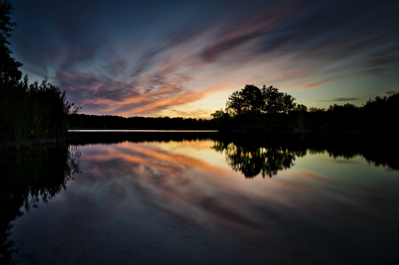 Sonnenaufgang am Nymphensee