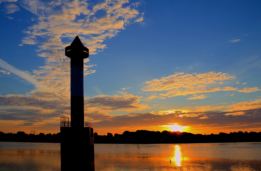 Sonnenaufgang am Oberfeuer Juliusplate