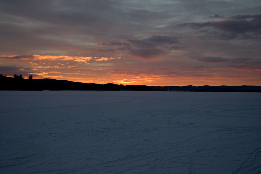 Sonnenaufgang am övre Brocken....