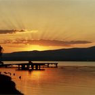 Sonnenaufgang am Okanagan Lake