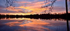 sonnenaufgang am olchinger see