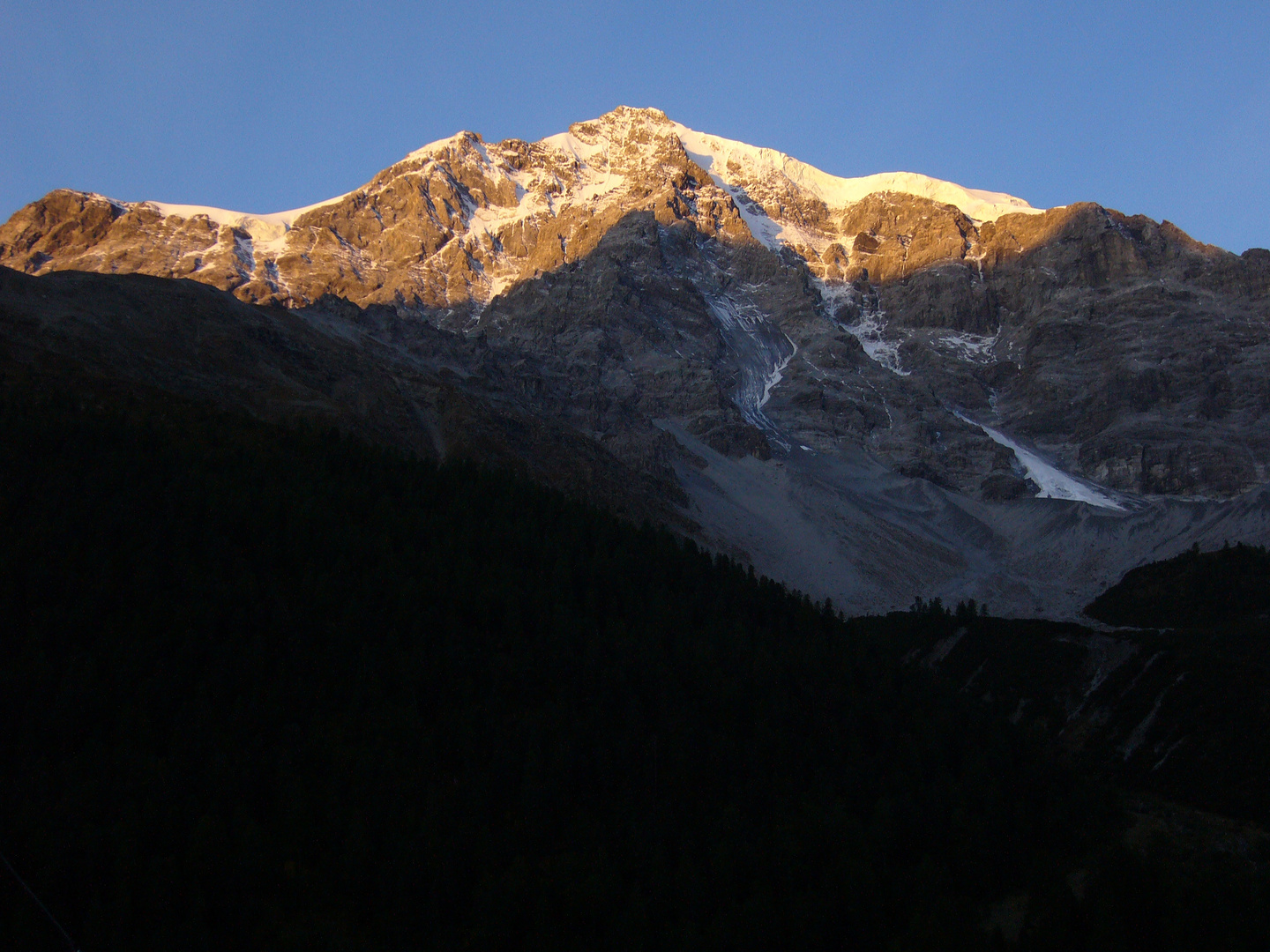 Sonnenaufgang am Ortler