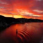 Sonnenaufgang am Oslofjord