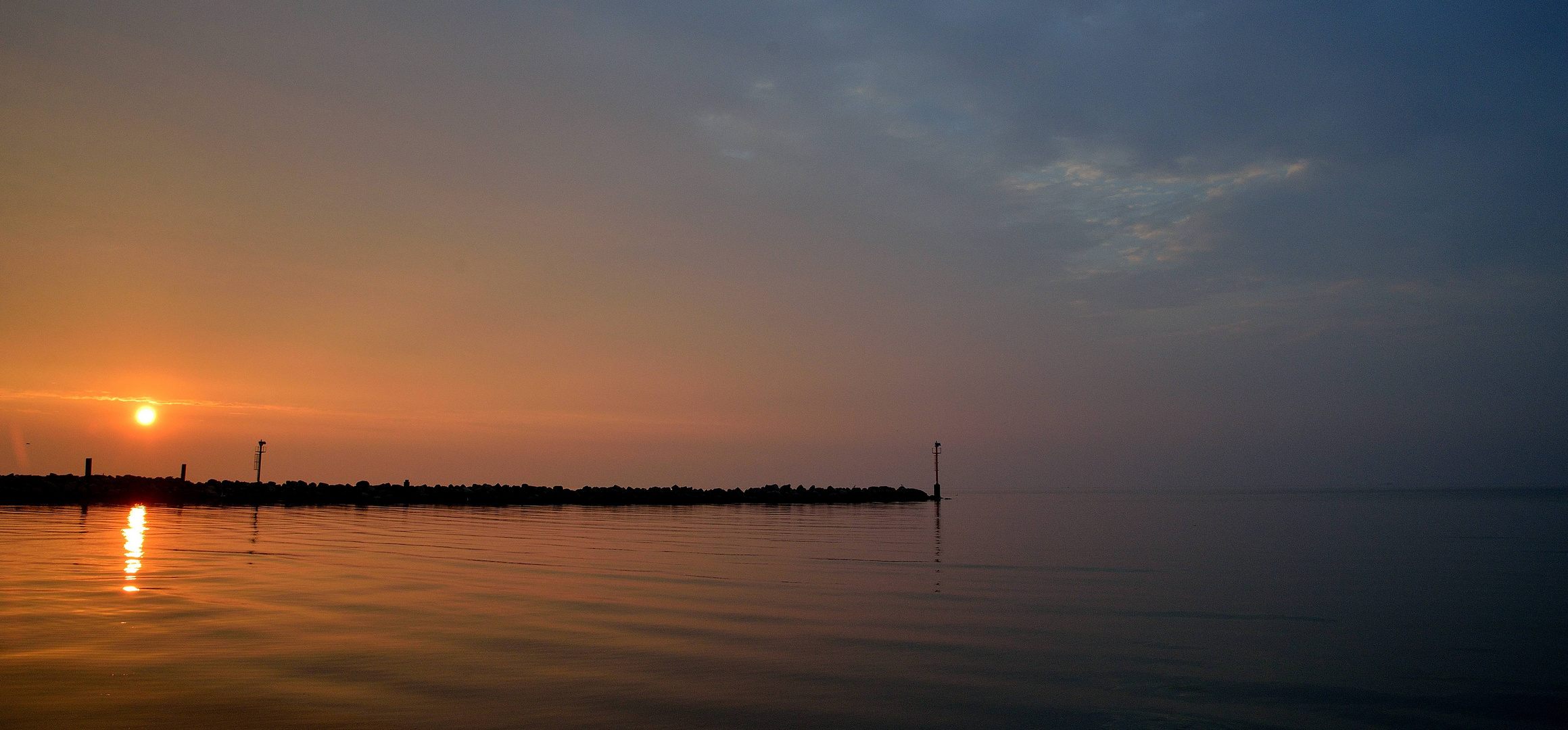 Sonnenaufgang am Ostsee