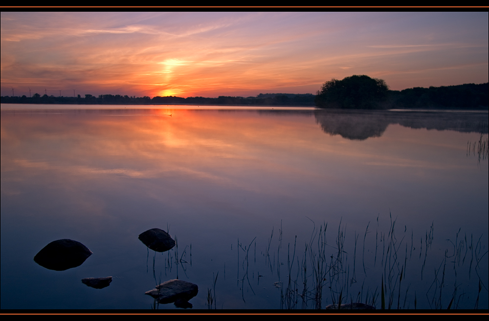 Sonnenaufgang am Parsteiner See