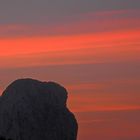 Sonnenaufgang am Peñon I´fach in Calpe