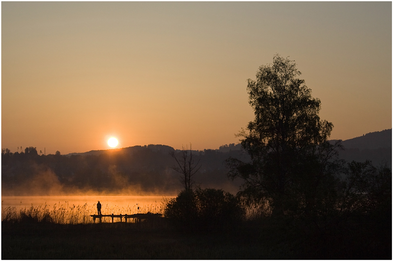 Sonnenaufgang am Pfäffikersee