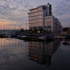 Sonnenaufgang am Phoenixsee in Dortmund