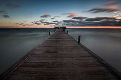 Sonnenaufgang am Pier