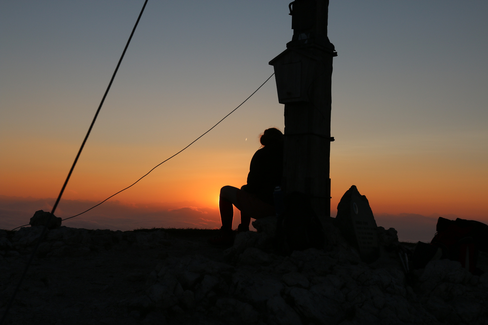 Sonnenaufgang am Piz da Peres  