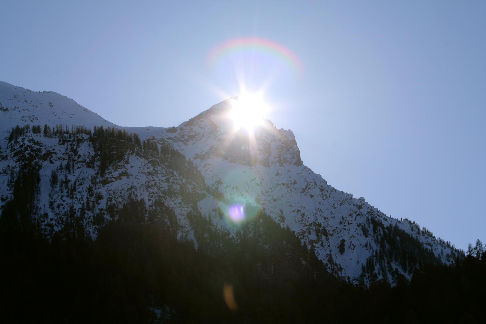 Sonnenaufgang am Piz Mezdi