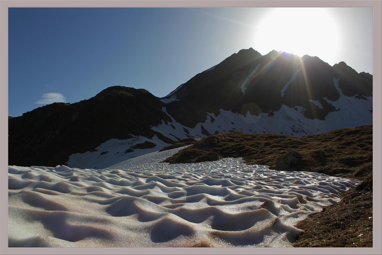 Sonnenaufgang am Piz Nair