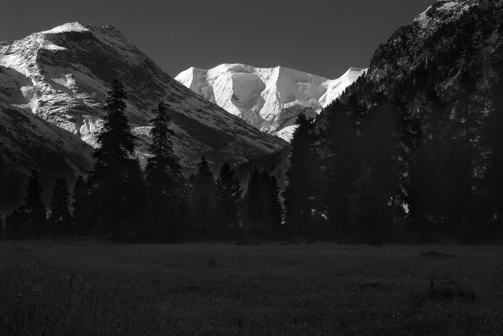 Sonnenaufgang am Piz Palü