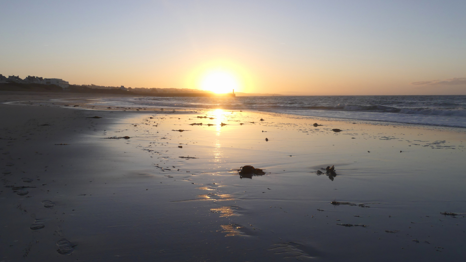 Sonnenaufgang am Plages de Trescardec