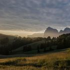 Sonnenaufgang am Platt- und Langkofel