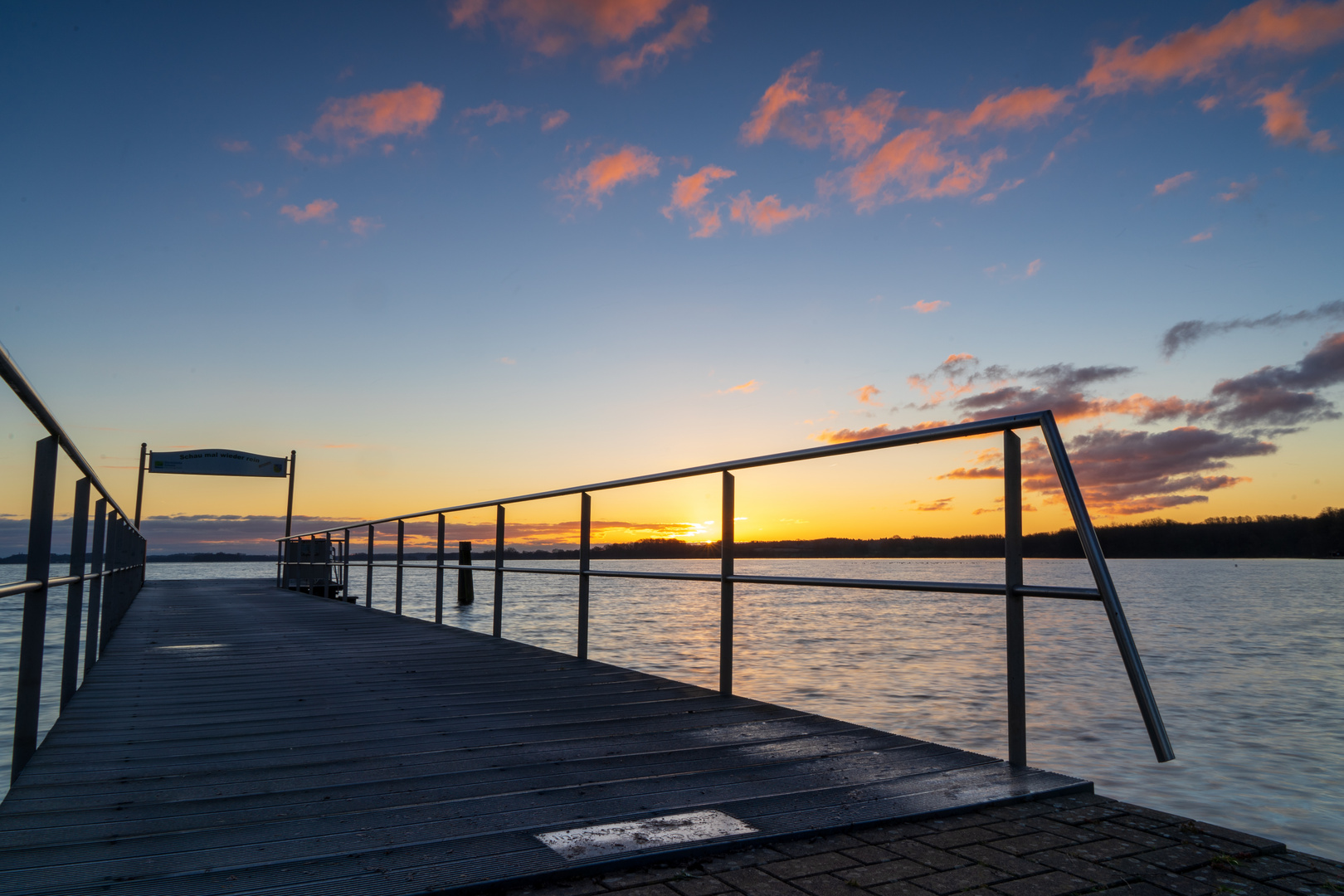 Sonnenaufgang am Plöner See