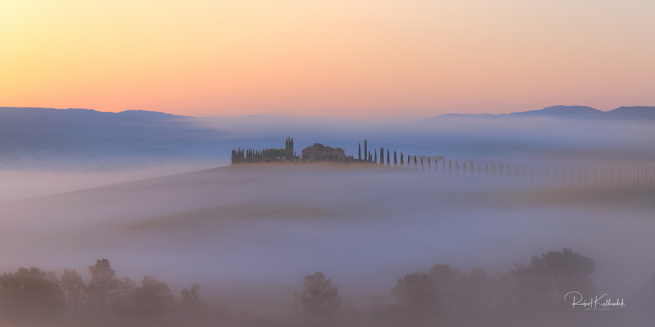 Sonnenaufgang am Poggio Covili