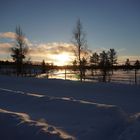 Sonnenaufgang am Polarkreis