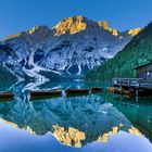 Sonnenaufgang am Pragser Wildsee