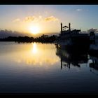 Sonnenaufgang am Prerowstrom