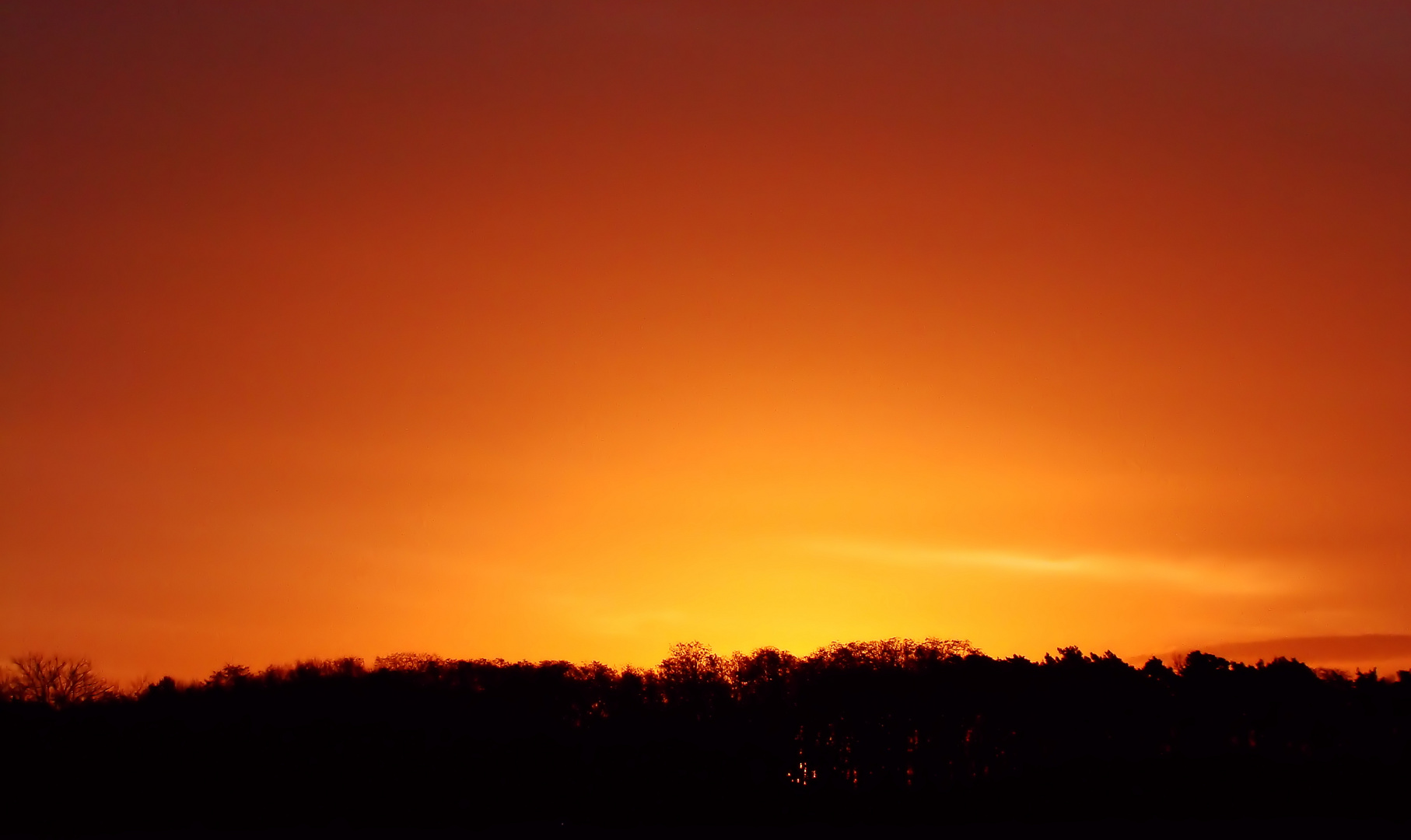 Sonnenaufgang am rande von Berlin.....