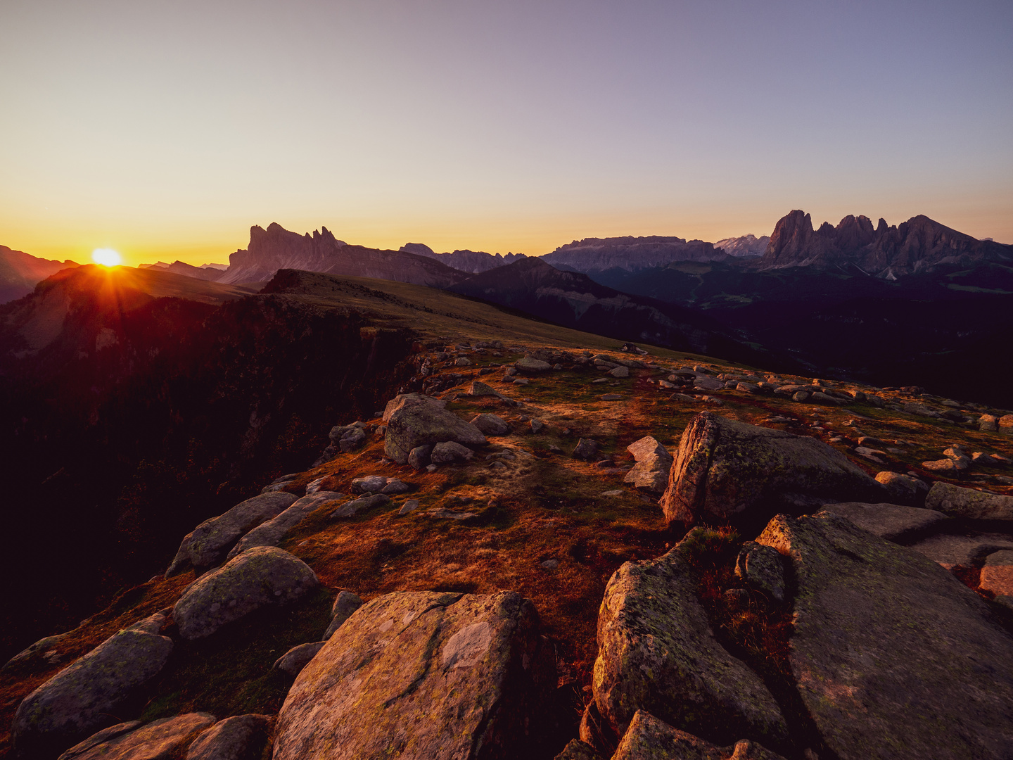 Sonnenaufgang am Raschötz