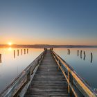 Sonnenaufgang am Ratzeburger See.