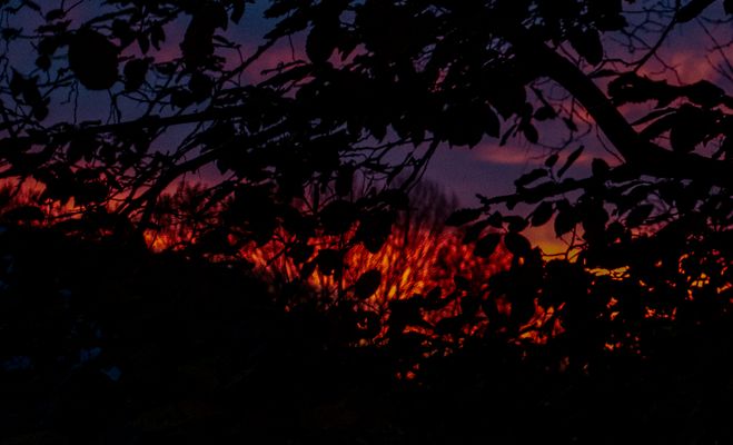 Sonnenaufgang am Reformationstag