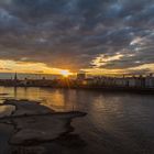 Sonnenaufgang am Rhein