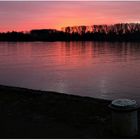 Sonnenaufgang am Rhein