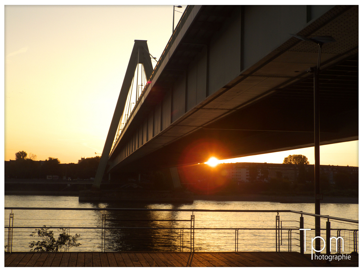 Sonnenaufgang am Rhein