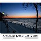 Sonnenaufgang am Rhein