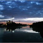 Sonnenaufgang am Rhein-Herne-Kanal Hafen Recklinghausen