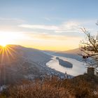 Sonnenaufgang am Rhein-Wisper-Blick