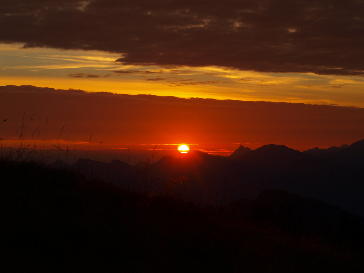 Sonnenaufgang am Riedberghorn