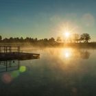 Sonnenaufgang am Riemen See