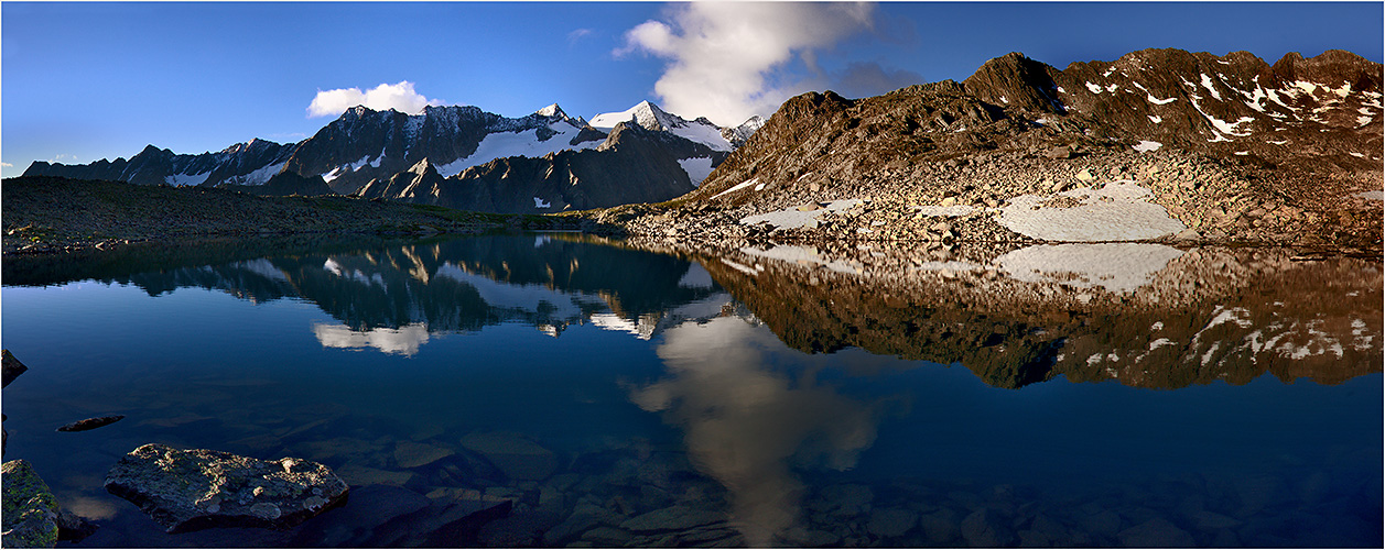 Sonnenaufgang am Rinnensee - Stubaier Alpen