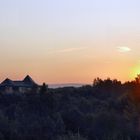 Sonnenaufgang am Roten Hügel in Bayreuth